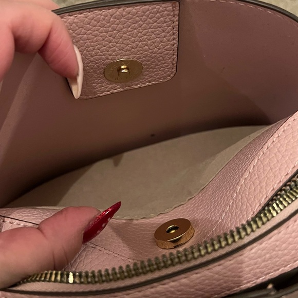 Nanette Lepore Abigail Spring Crossbody Floral Scarf Bag in Carnation Pink - Picture 6 of 9